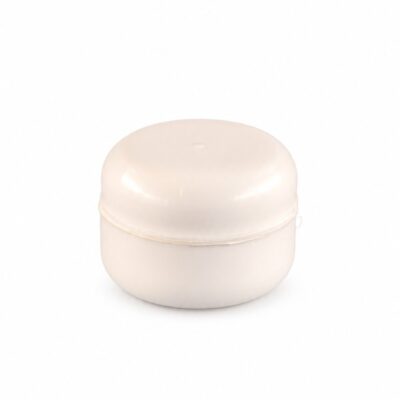 POMADERA HDPE DOBLE FONDO BCA 1/2 OZ